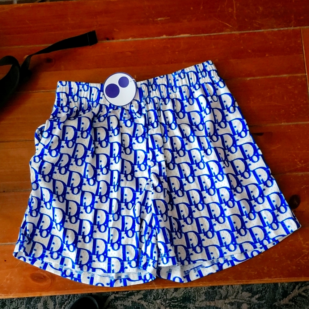 -MENS BRAVEST STUDIOS DIOR PRINT OBLIQUE SHORTS NWT (S-XL)